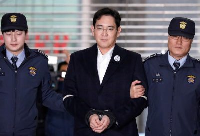 　３月３日、韓国サムスングループの事実上トップで、サムスン電子副会長の李在鎔氏の裁判が９日に始まることが、裁判所の記録で明らかになった。写真はソウルで２月撮影（２０１７年　ロイター／Kim Hong-Ji）