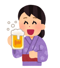 drink_beer_yukata_woman